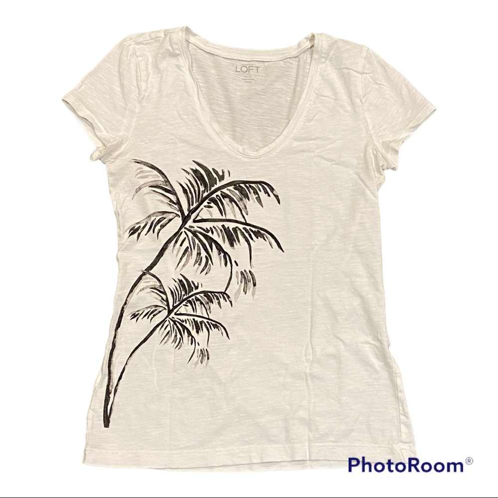 LOFT palm trees shirt